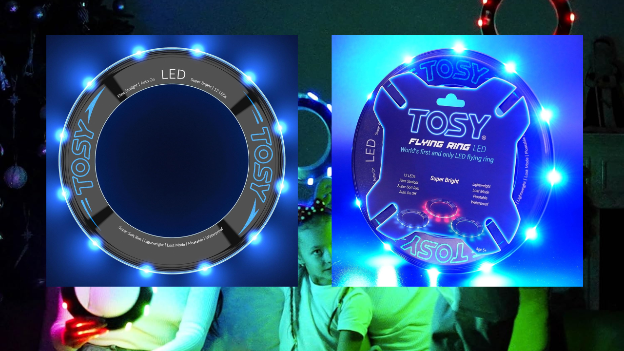 TOSY Flying Ring – 16 Million Color RGB LED Flying Disc